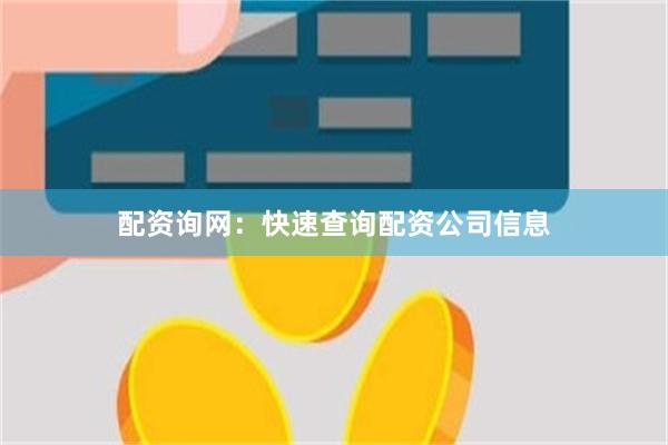 配资询网：快速查询配资公司信息